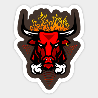 The Bull Sticker